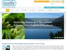 Tablet Screenshot of biolifenz.com